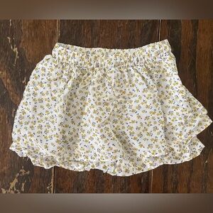 NWOT! Old Navy Toddler 3T Floral Layered Skort